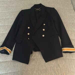 White House Black Market Navy blue double breasted blazer